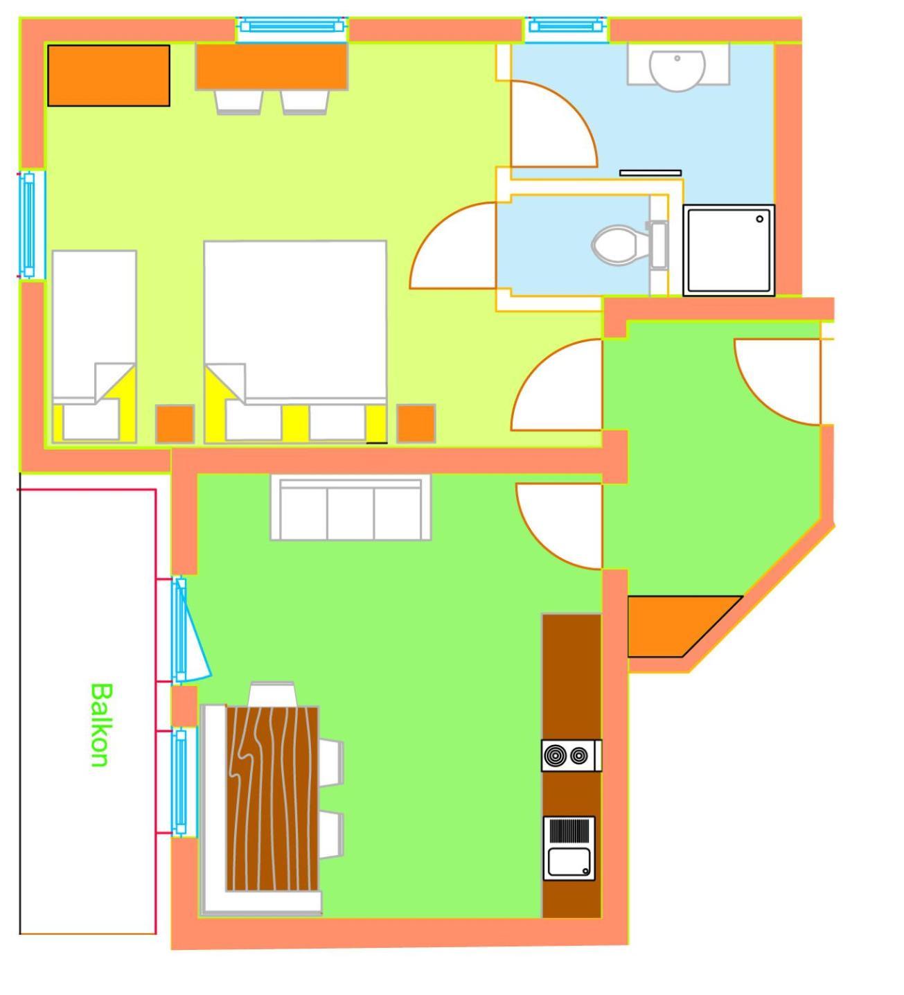 Bed and Breakfast Haus Ofner Am Kreischberg Санкт-Георген-об-Мурау Номер фото